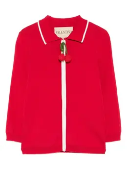 Valentino Garavani: Красный кардиган 