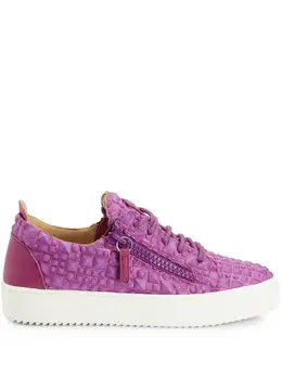 Giuseppe Zanotti: Фиолетовые кроссовки 