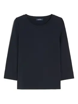 'S Max Mara: Синяя футболка 