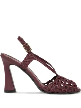 ETRO: Бордовые босоножки 