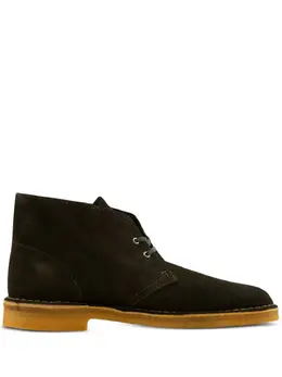 Clarks Originals: Зелёные ботинки 