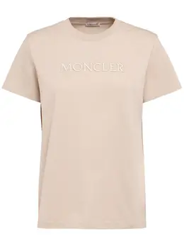 MONCLER: Хлопковая футболка 
