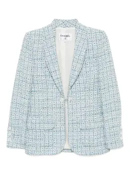 CHANEL Pre-Owned: Твидовая куртка 
