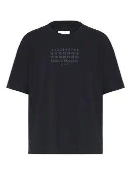 Maison Margiela: Синяя футболка 