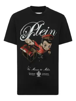 Philipp Plein: Футболка  Crystal со стразами