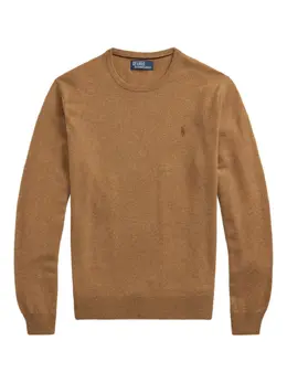 Polo Ralph Lauren: Коричневый свитер 