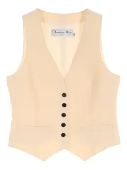 Christian Dior Pre-Owned: Жилет из шерсти 