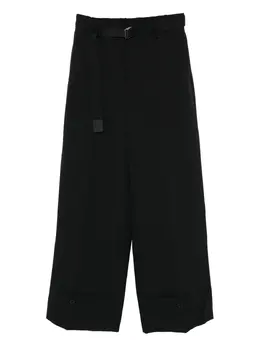 sacai: Чёрные брюки 