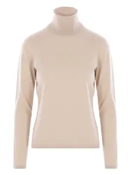 Max Mara: Бежевый свитер 