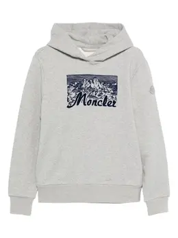 Moncler: Толстовка с принтом 