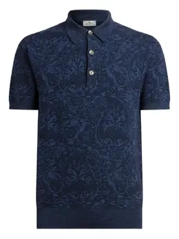 ETRO: Жаккардовое поло 