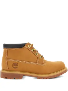 Timberland: Светлые ботинки 