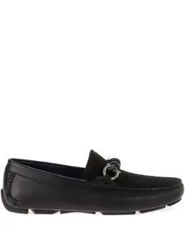 Ferragamo: Чёрные туфли  Gancini