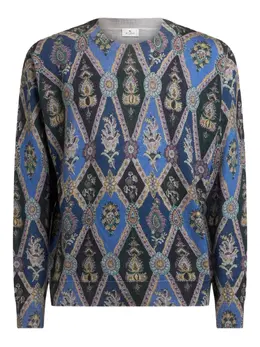 ETRO: Жаккардовый свитер 