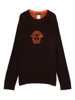 Versace Pre-Owned: Коричневый свитер 