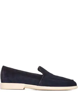Santoni: Синие туфли 