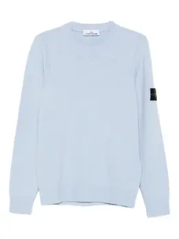 Stone Island: Свитер  Compass из шерсти