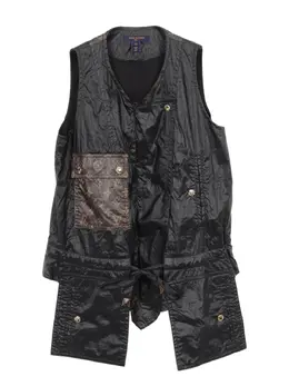 Louis Vuitton Pre-Owned: Чёрный жилет 