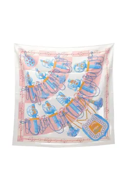 Hermès Pre-Owned: Белый шарф 