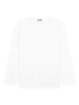 Comme Des Garçons Play: Футболка  Heart с длинным рукавом