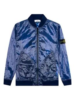 Stone Island: Голубая куртка 