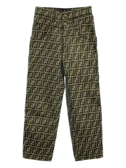 Fendi Pre-Owned: Коричневые брюки 