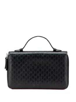 Gucci Pre-Owned: Чёрный кошелёк 