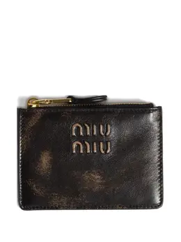 Miu Miu: Коричневый картхолдер 