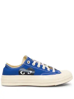 Comme Des Garçons Play: Голубые кроссовки 