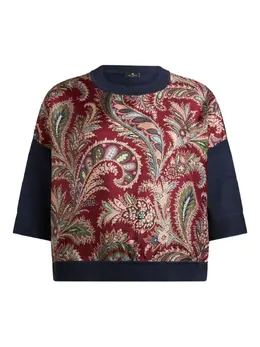 ETRO: Синий топ 