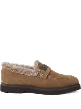 Brunello Cucinelli: Светлые лоферы 
