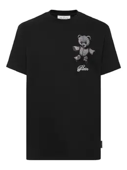 Philipp Plein: Чёрная футболка  Teddy Bear