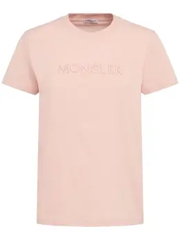 MONCLER: Хлопковая футболка 