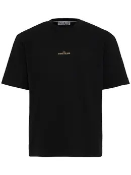 STONE ISLAND: Хлопковая футболка 