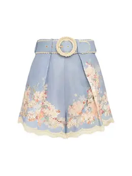 ZIMMERMANN: Льняные шорты 
