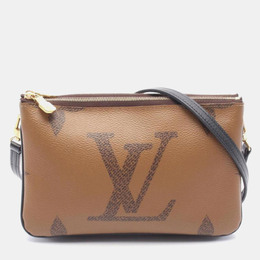 Louis Vuitton: Коричневый клатч  Pochette