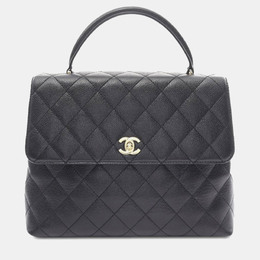 Chanel: Чёрная сумка на руку 