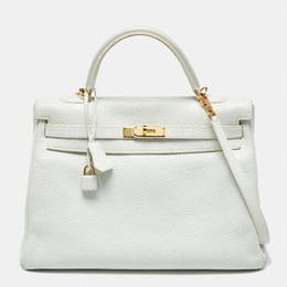 Hermes: Белая сумка  Kelly