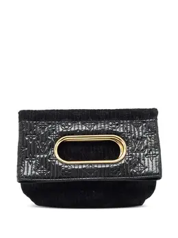 Louis Vuitton Pre-Owned: Чёрный клатч 