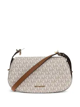 Michael Michael Kors: Белая сумка через плечо 