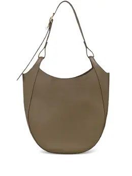 Longchamp: Зелёная сумка  Le Foulonné