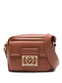 Love Moschino: Коричневая сумка через плечо 
