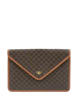 Céline Pre-Owned: Коричневый клатч 