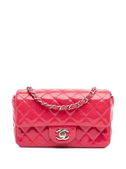 CHANEL Pre-Owned: Розовая сумка через плечо 