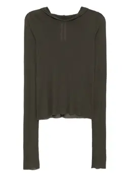 Rick Owens: Толстовка цвета хаки 