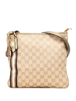 Gucci Pre-Owned: Коричневая сумка через плечо 