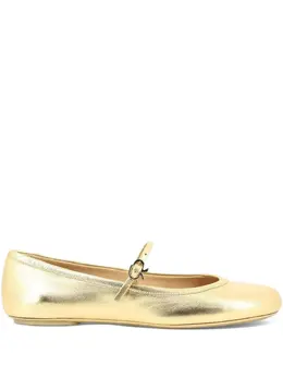 Gianvito Rossi: Жёлтые балетки 