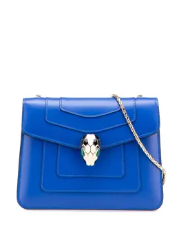 Bvlgari Pre-Owned: Голубая сумка через плечо 