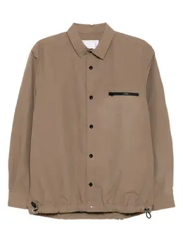 sacai: Коричневая рубашка 