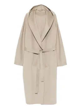 Alberta Ferretti: Пальто с капюшоном 